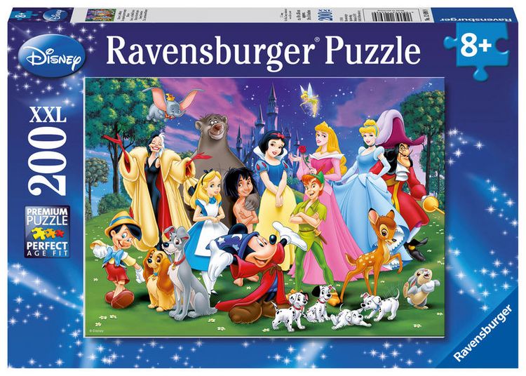 Produktbild: Puzzle Ravensburger WD: Disney Lieblinge 200 Teile XXL