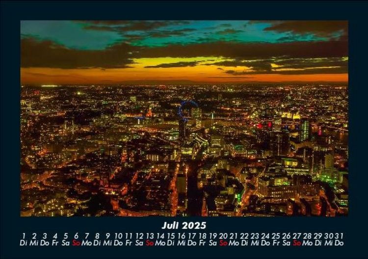 Produktbild: London 2025 Fotokalender DIN A5