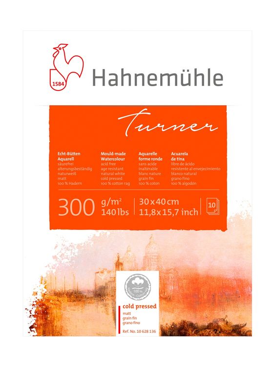 Produktbild: Hahnem&uuml;hle Papier Turner, 30 x 40 cm, 300 g/m&sup2;