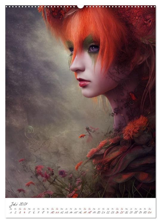 Produktbild: Dark Fantasy Art - Zeit der Helden (Wandkalender 2027 DIN A2 hoch), CALVENDO Monatskalender