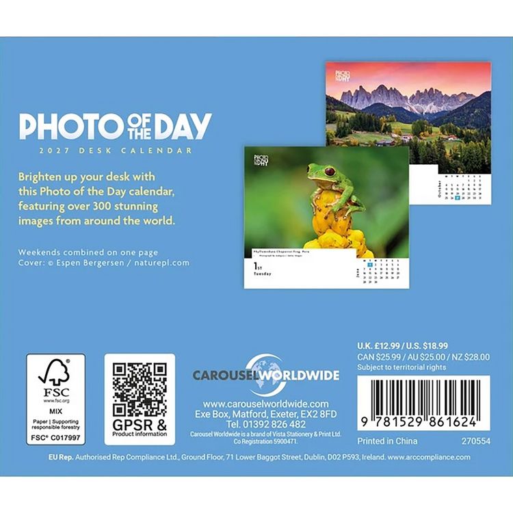 Produktbild: Photo of the Day &ndash; Foto des Tages 2027