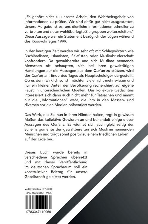 Produktbild: &Uuml;ber die Propaganda der Begriffe "Terror" und "Dschihad"