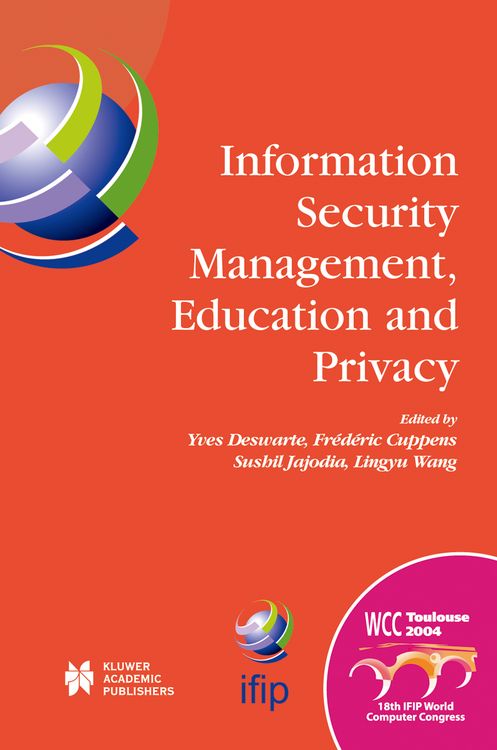 Produktbild: Information Security Management, Education and Privacy