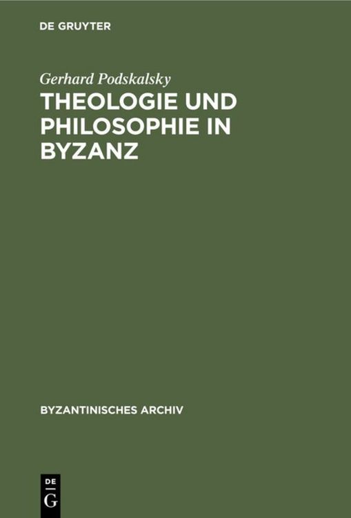 Produktbild: Theologie und Philosophie in Byzanz