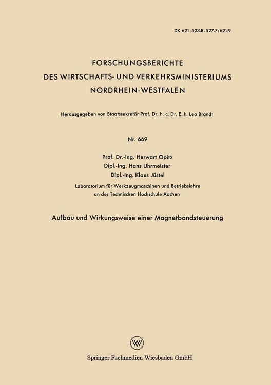 Produktbild: Aufbau und Wirkungsweise einer Magnetbandsteuerung
