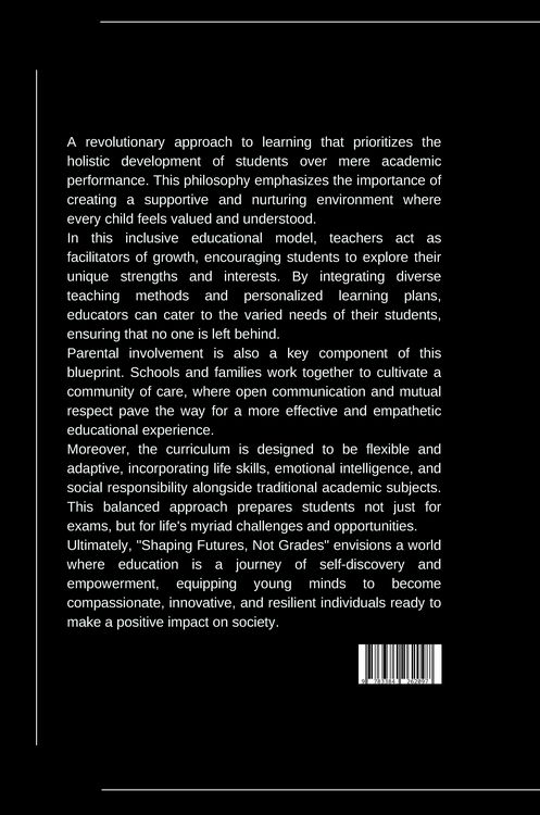 Produktbild: Shaping Futures, Not Grades: A Blueprint for Inclusive Education