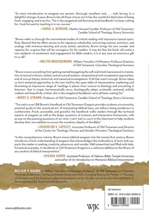 Produktbild: A Handbook to Old Testament Exegesis