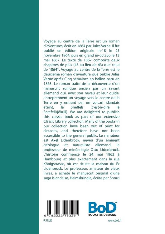 Produktbild: Voyage au centre de la Terre