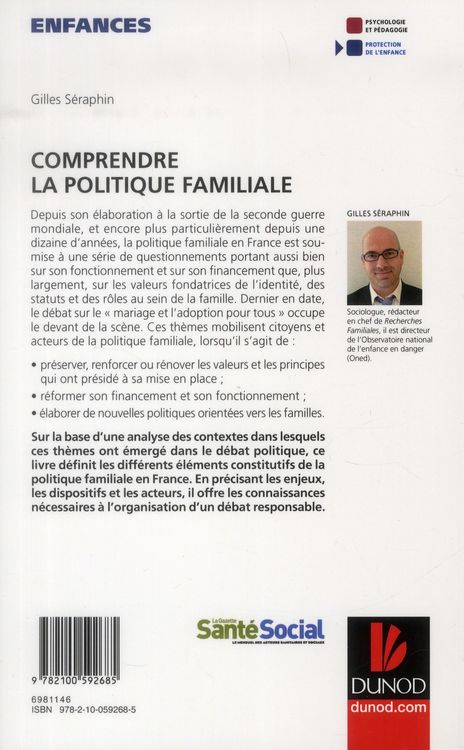 Produktbild: Comprendre la Politique Familiale
