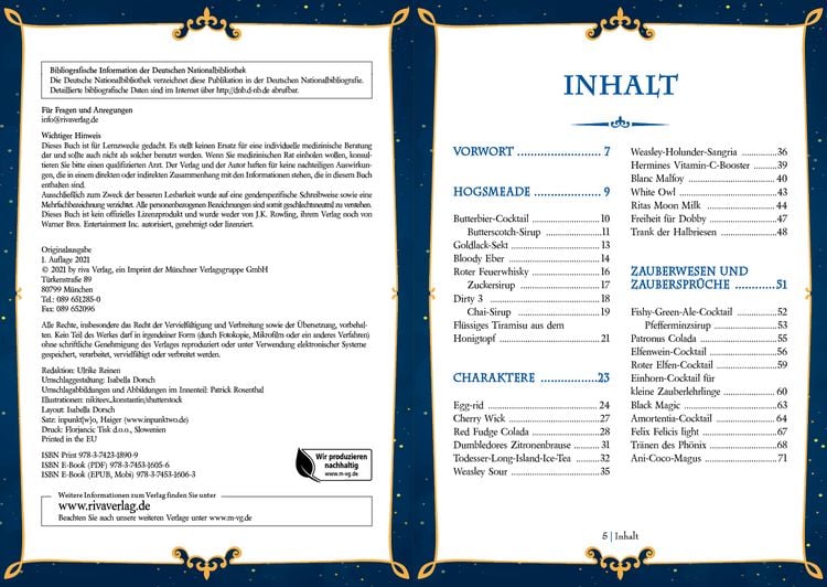 Produktbild: Das Cocktailbuch f&uuml;r Potter-Fans