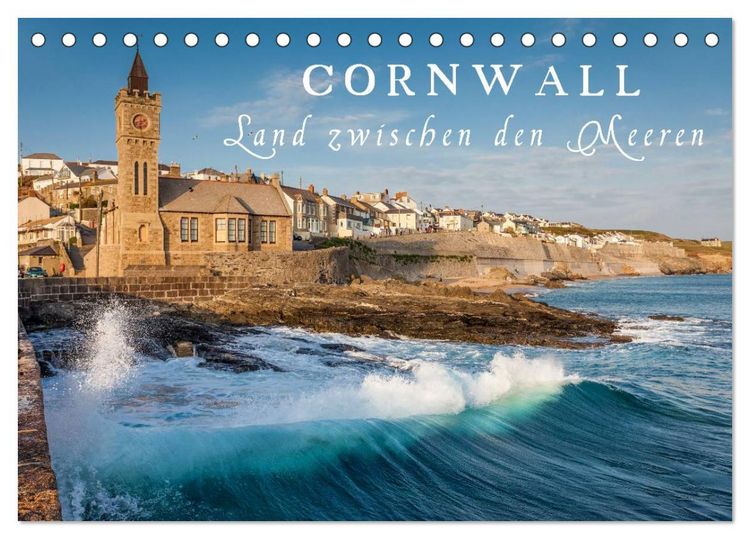 Produktbild: Cornwall - Land zwischen den Meeren (Tischkalender 2026 DIN A5 quer), CALVENDO Monatskalender