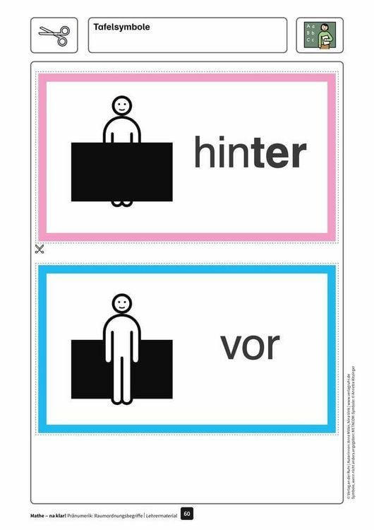 Produktbild: Mathe - na klar! Pr&auml;numerik: Raumordnungsbegriffe