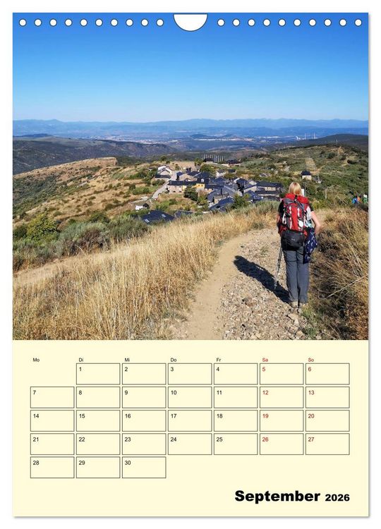 Produktbild: Buen Camino - Mein Jakobsweg - Camino Franc&eacute;s (Wandkalender 2026 DIN A4 hoch), CALVENDO Monatskalender