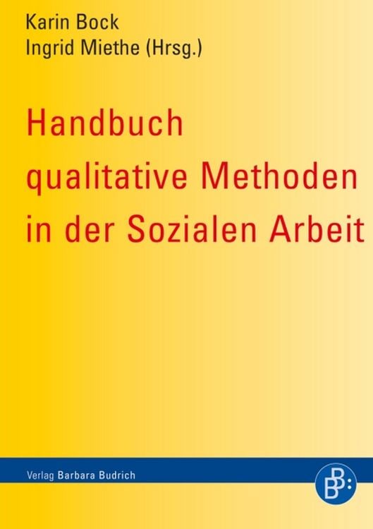 Produktbild: Handbuch qualitative Methoden in der Sozialen Arbeit