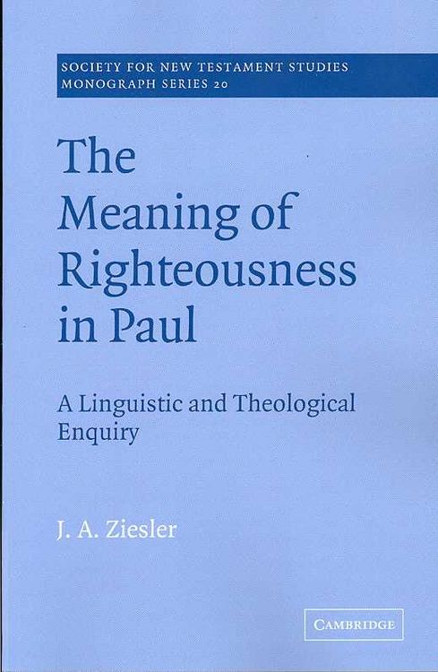 Produktbild: The Meaning of Righteousness in Paul