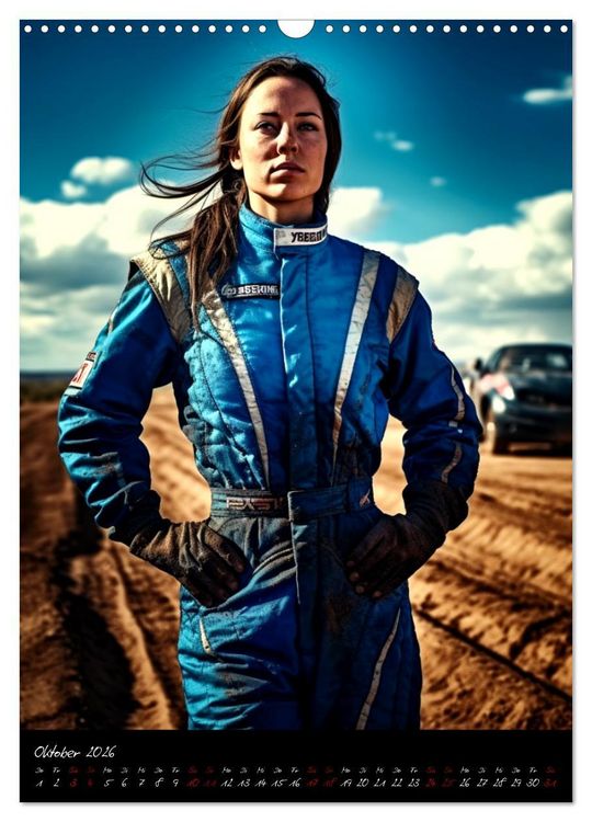 Produktbild: Dirt Race Girls (Wandkalender 2026 DIN A3 hoch), CALVENDO Monatskalender