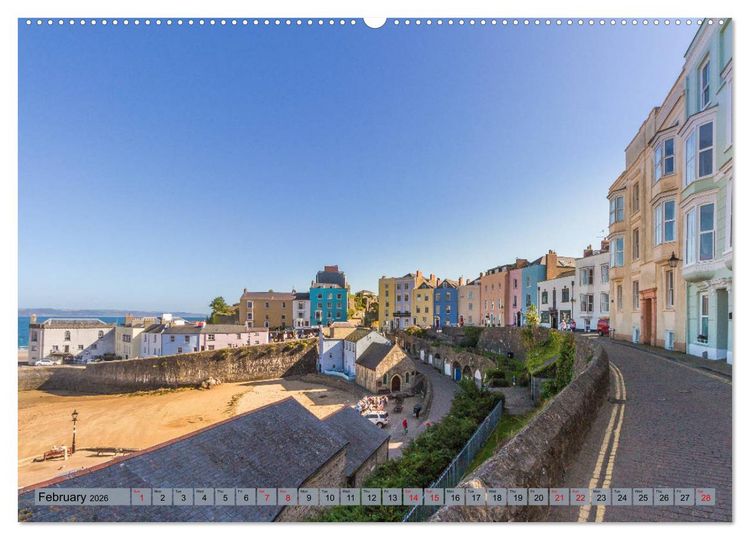 Produktbild: Beautiful Wales (High Quality Premium Wall Calendar 2026 DIN A2 landscape),CALVENDO 12 Month Wall Calendar