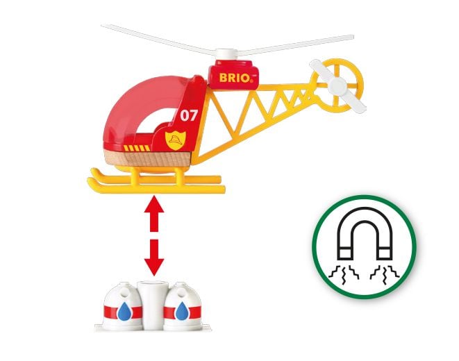 Produktbild: BRIO World - Feuerwehr-Hubschrauber