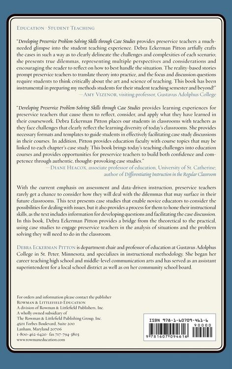 Produktbild: Developing Preservice Problem-Solving Skills through Case Studies