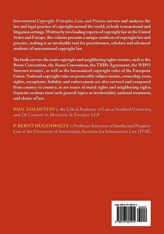 Produktbild: International Copyright 4th Edition