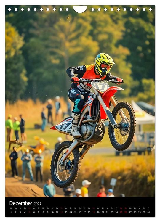 Produktbild: Adrenalin am Limit - Grenzenlose Motocross Action (Wandkalender 2027 DIN A4 hoch), CALVENDO Monatskalender