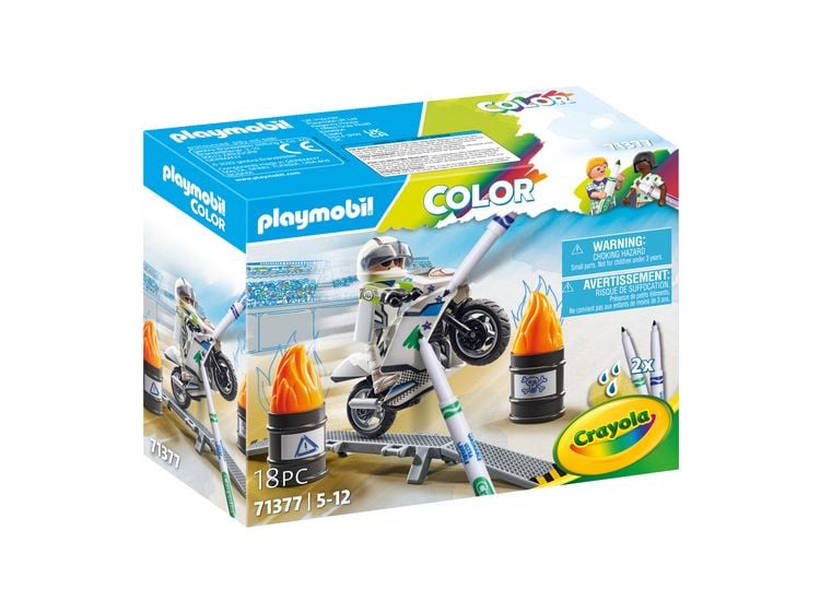 Produktbild: Playmobil&reg; Color Motorrad 71377