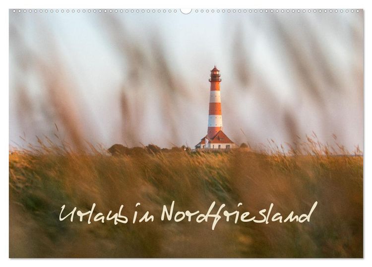 Produktbild: Urlaub in Nordfriesland (Wandkalender 2026 DIN A2 quer), CALVENDO Monatskalender