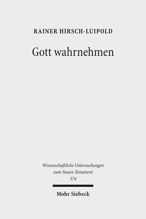 Produktbild: Gott wahrnehmen