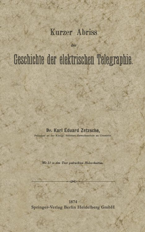 Produktbild: Kurzer Abriss der Geschichte der elektrischen Telegraphie