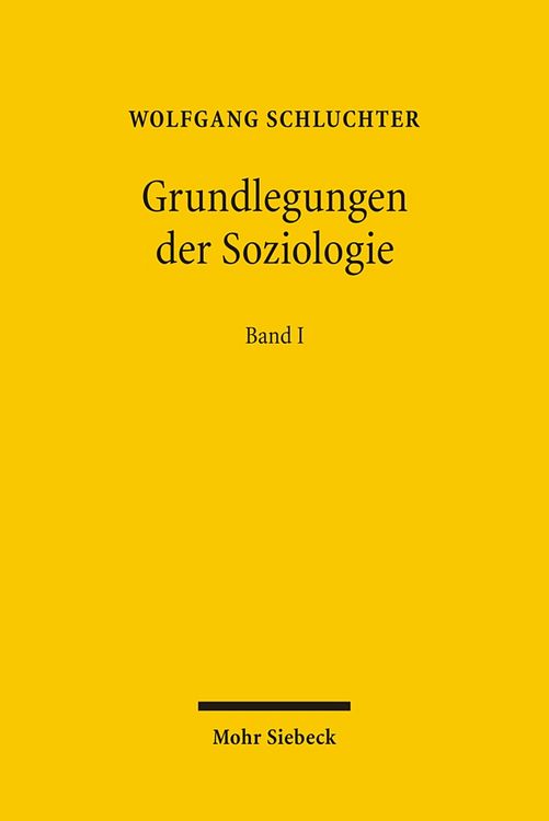 Produktbild: Grundlegungen der Soziologie