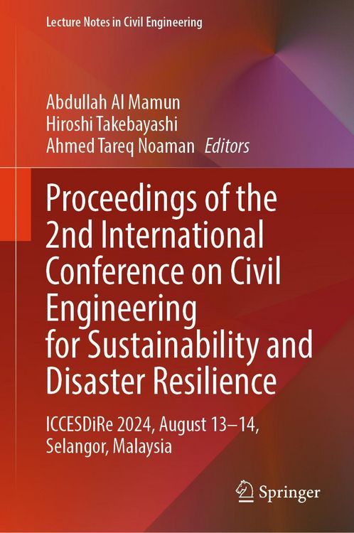Produktbild: Proceedings of the 2nd International Conference on Civil Engineering for Sustainability and Disaster Resilience