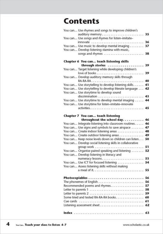 Produktbild: Teach your class to listen Ages 4-7
