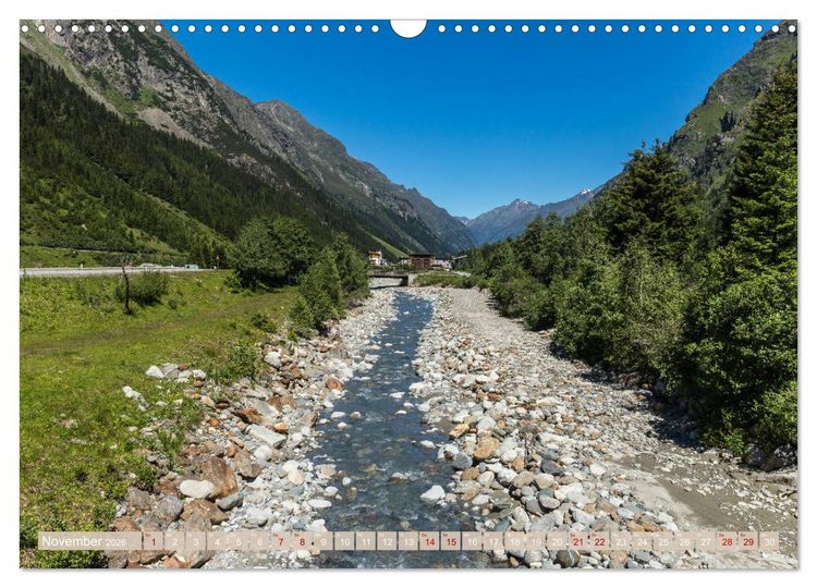 Produktbild: Pitztal in Bildern (Wandkalender 2026 DIN A3 quer), CALVENDO Monatskalender