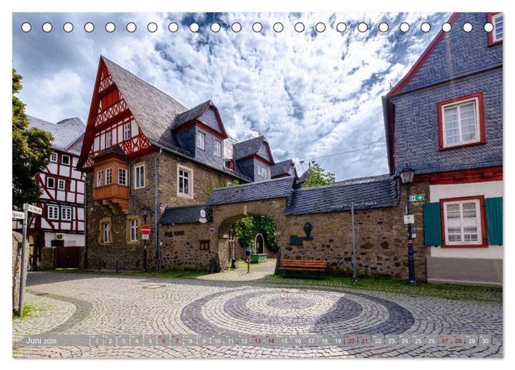 Produktbild: Ein Blick auf Herborn (Tischkalender 2026 DIN A5 quer), CALVENDO Monatskalender