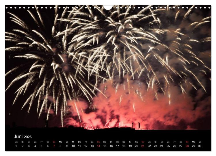 Produktbild: Feuerwerk (Wandkalender 2026 DIN A3 quer), CALVENDO Monatskalender