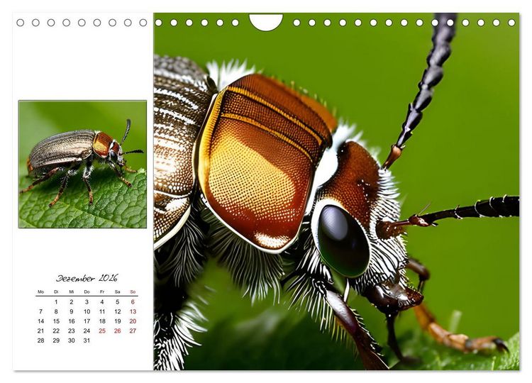 Produktbild: Facettenaugen - Meisterwerke der Natur (Wandkalender 2026 DIN A4 quer), CALVENDO Monatskalender