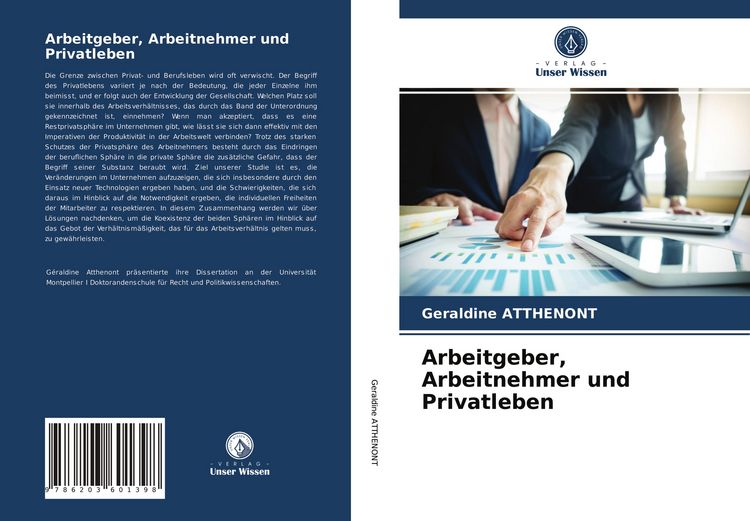 Produktbild: Arbeitgeber, Arbeitnehmer und Privatleben