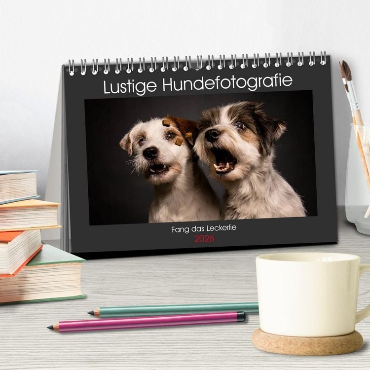 Produktbild: Fang das Leckerlie (Tischkalender 2026 DIN A5 quer), CALVENDO Monatskalender