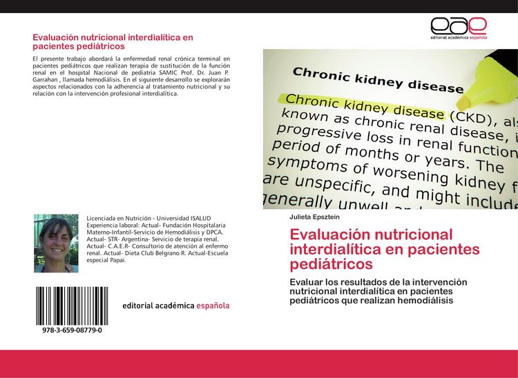 Produktbild: Evaluaci&oacute;n nutricional interdial&iacute;tica en pacientes pedi&aacute;tricos