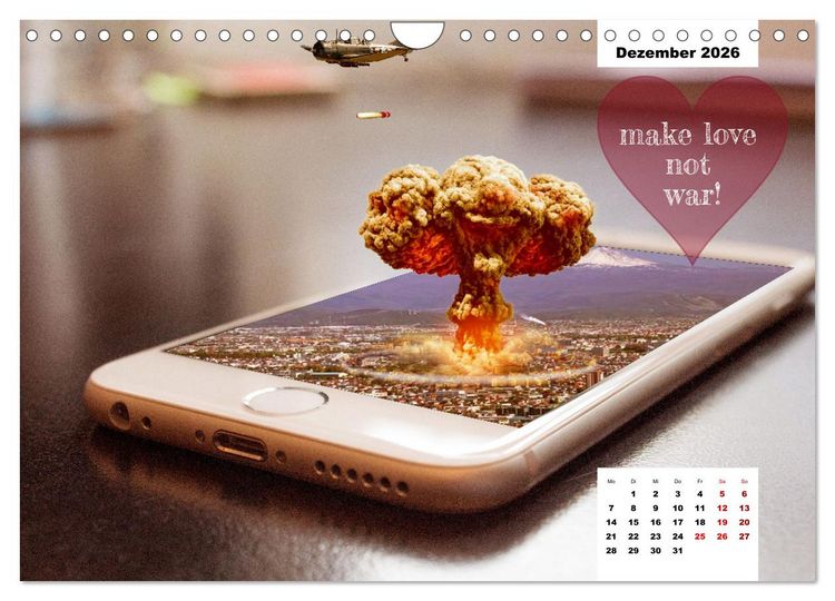 Produktbild: Handy-Kunst by VogtArt (Wandkalender 2026 DIN A4 quer), CALVENDO Monatskalender