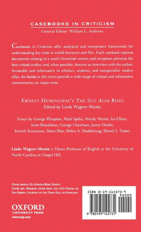 Produktbild: Ernest Hemingway's the Sun Also Rises