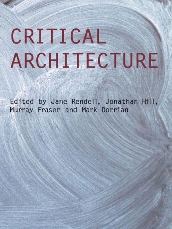 Produktbild: Critical Architecture