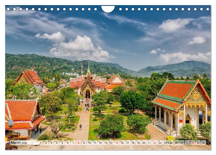 Produktbild: Magical Thailand (Wall Calendar 2026 DIN A4 landscape), CALVENDO 12 Month Wall Calendar
