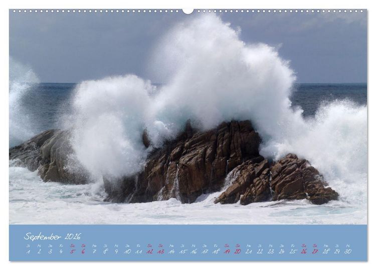 Produktbild: Brandung faszinierent und wild (Wandkalender 2026 DIN A2 quer), CALVENDO Monatskalender