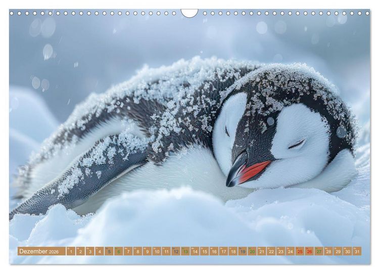 Produktbild: Tierische Tr&auml;umer - Sanft ruhend (Wandkalender 2026 DIN A3 quer), CALVENDO Monatskalender