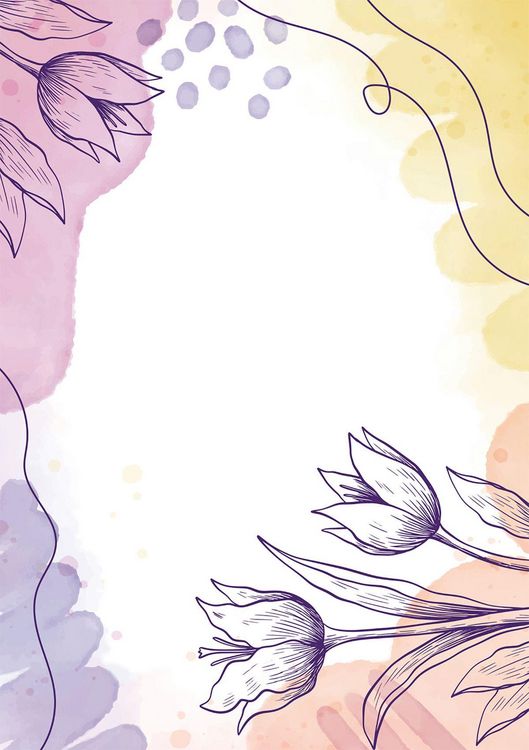 Produktbild: Design Paper Just Flowers A6 mit Blumen-Stickern