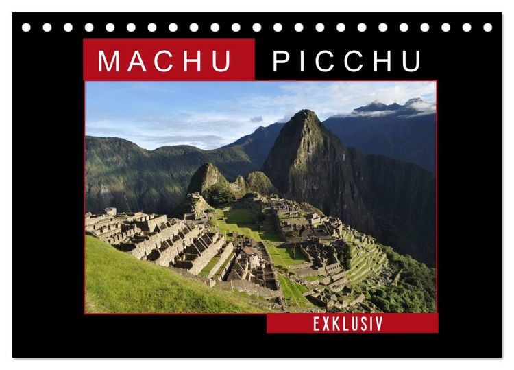 Produktbild: Machu Picchu - Exklusiv (Tischkalender 2026 DIN A5 quer), CALVENDO Monatskalender