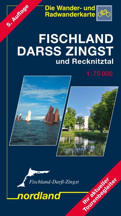 Produktbild: Deutsche Ostseek&uuml;ste 05. Fischland, Dar&szlig;, Zingst 1 : 75 000 und Recknitztal