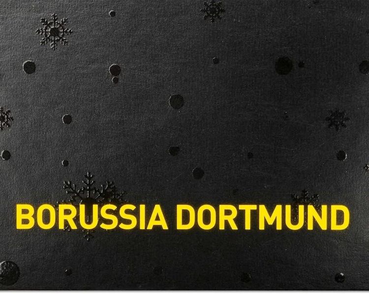 Produktbild: Borussia Dortmund BVB Weihnachtsgru&szlig;karte, 1 Stk