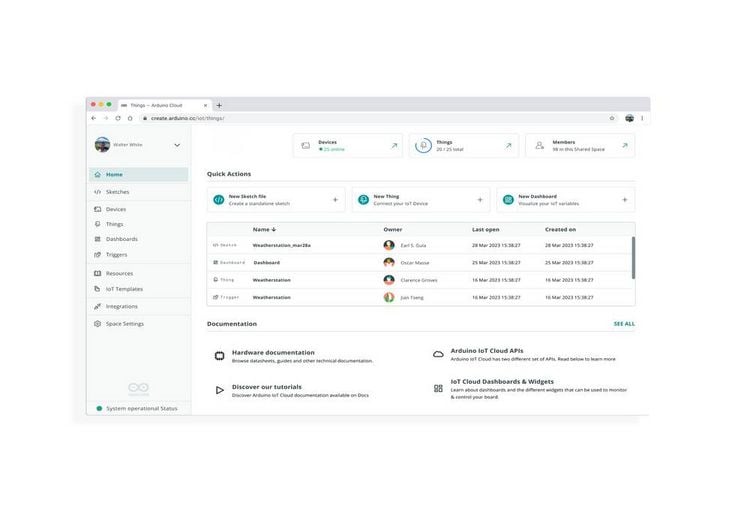 Produktbild: Arduino 1 year Arduino Cloud Maker Plan Cloud-Zertifikat Passend f&uuml;r (Entwicklungskits): Arduino